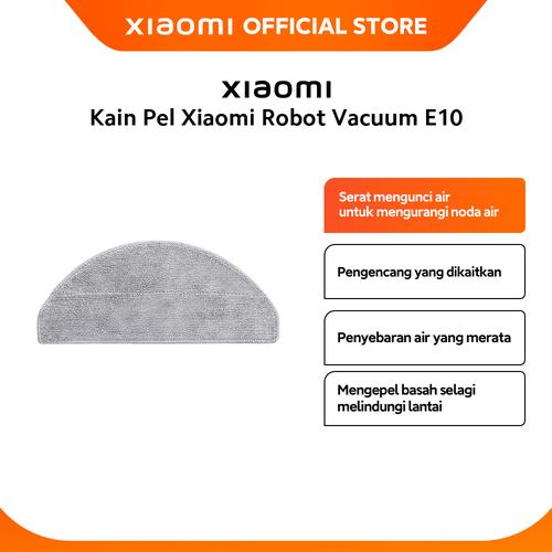 [EZO.3200105] Official Xiaomi Robot Vacuum E10 Mop Pad | Serat mengunci air untuk mengurangi noda air | Pengencang yang dikaitkan