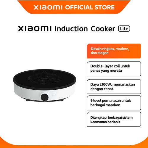 [EZO.3200119] Official Xiaomi Induction Cooker Lite | Double-layer coil untuk panas yang merata | Daya 2100W memanaskan dengan cepat | 9 level pemanasan untuk berbagai masakan