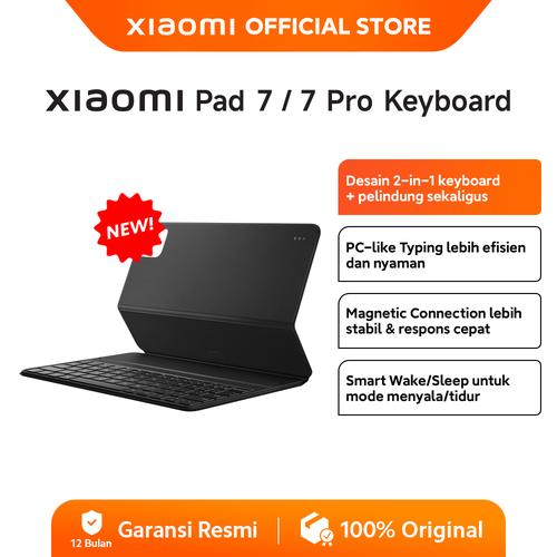 [EZO.3200170] Xiaomi Pad 7 Pro Keyboard | Desain 2-in-1 | Magnetic Connection lebih Stabil & Responsif | Kompatibel dengan Xiaomi Pad 7 Pro [Official Store]