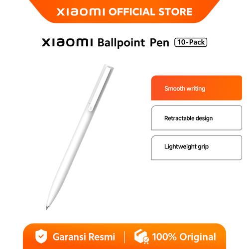 [EZO.3200177] Xiaomi Ballpoint Pen (10 Pack) | Smooth writing | Rectable design | Lightweight grip [Official Store]