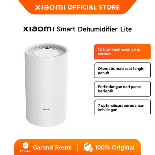 [EZO.3200182] Xiaomi Smart Dehumidifier Lite | 12 Fitur keamanan | Fitur otomatis mati | Perlindungan panas | 7 Peredam kebisingan | Penyerap kelembapan | [Official Store]