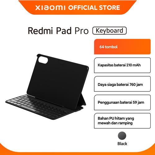 [EZO.3200193] Official Xiaomi Redmi Pad Pro Keyboard | 64 Keys | Kapasitas Baterai 210 mAh