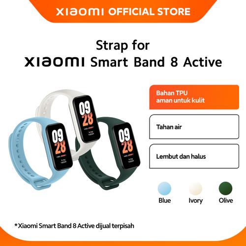 [EZO.3200210] Official Xiaomi Smart Band 8 Active Strap| Bahan TPU Aman Tahan Air