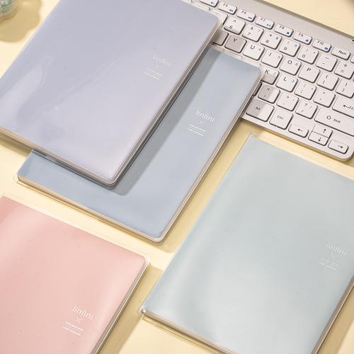 [EZO.7000070] Deli Buku Catatan Sampul Plastik / EVA Cover Notebook 96 sheets T32XX