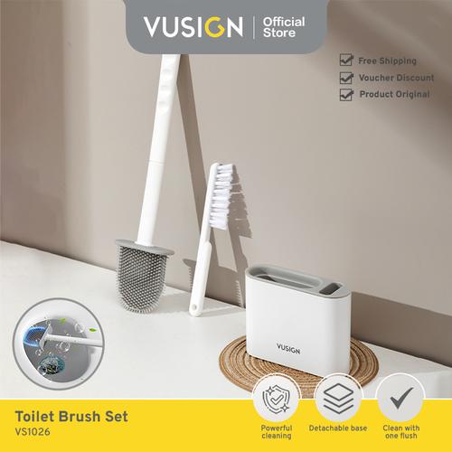 [EZO.7000107] Vusign Pembersih Toilet / Toilet Brush Set TPR VS1026