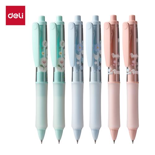 [EZO.7000133] Deli Pulpen Gel / Gel Pen Motif Bunga SA31X