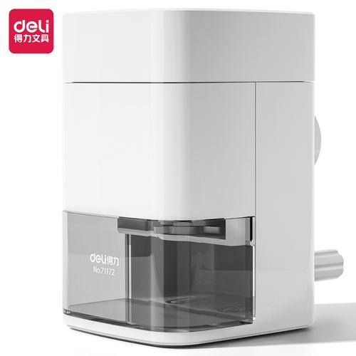 [EZO.7000141] Deli Rautan Pensil Putar / Rotary Pencil Sharpener LIGHT GREY 71172