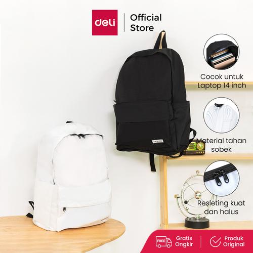 [EZO.7000155] Deli Tas Sekolah dan Kuliah Backpack Laptop 14inch EH1051