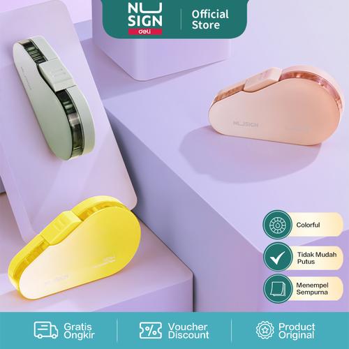 [EZO.7000217] Deli Tip-X Kertas / Correction Tape 5mmx12m NS162