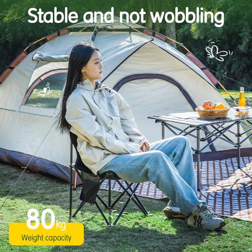 [EZO.7000264] Deli Spanspace Folding Chair Kursi Lipat Camping Kemah Mancing VS410X