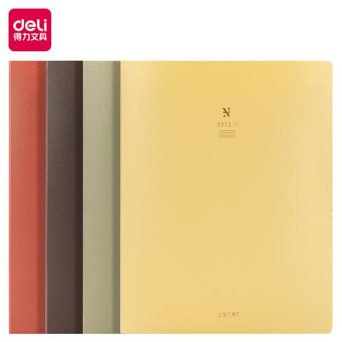 [EZO.7000275] Deli Binder Loose-Leaf Notebook plastik A5 B5 Gratis isi 40lbr GHX540