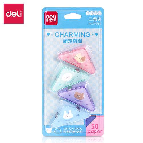 [EZO.7000283] Deli Triangle Paper Clip / Penjepit Kertas / Penjepit Multifungsi Kapa