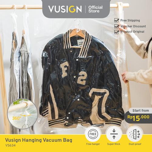[EZO.7000294] Vusign Hanging Vacuum Storage Vacum Bag / Plastik Vakum Gantung VS63X