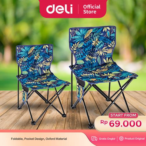 [EZO.7000312] Deli Spanspace Folding Chair Kursi Lipat Camping Outdoor MancingVS410X