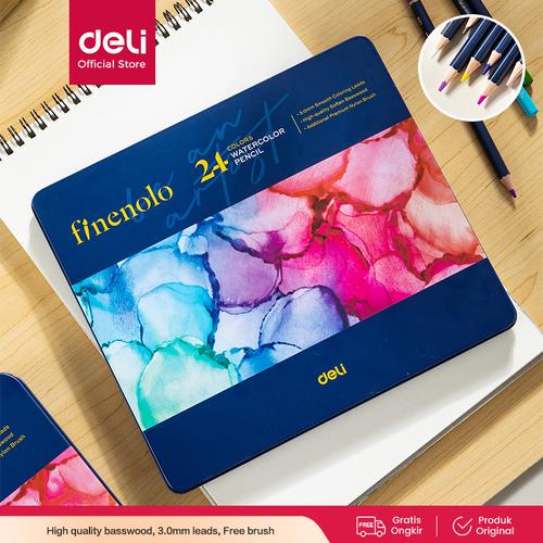[EZO.7000315] Deli Finenolo Premium Watercolor Pencil/ Pensil Warna High Grade EC129