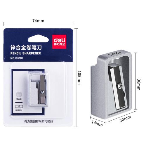 [EZO.7000326] Deli Rautan Pensil / Pencil Sharpener Besi 0596