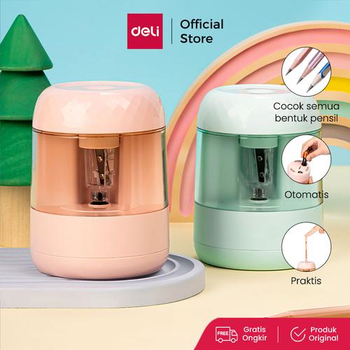 [EZO.7000327] Deli Rautan Pensil Elektrik Otomatis / Electric Pencil Sharpener VA100