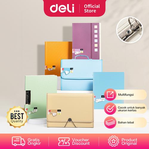 [EZO.7000330] Deli Display Book / Removable Clear Holder Dokumen 41 Slot PQ604