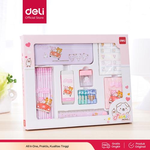 [EZO.7000336] Deli Set Alat Tulis Sekolah/ School Stationary Set Hemat Lengkap 68891