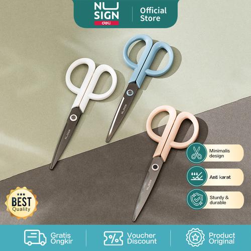 [EZO.7000357] Nusign Gunting Kertas / Scissor Anti Karat Minimalis ENS053