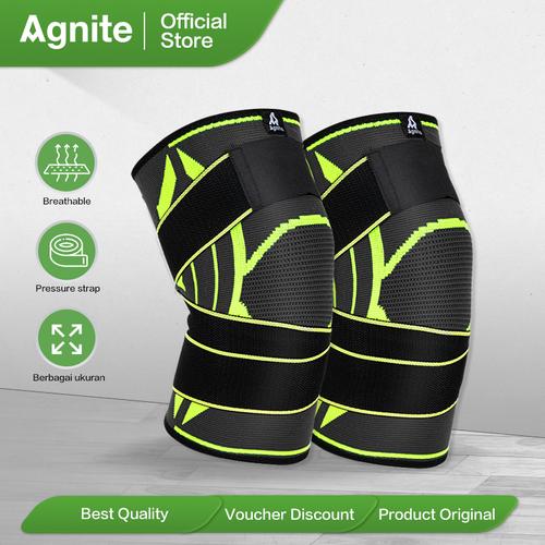 [EZO.7000387] Agnite Deker Pelindung Lutut / Fitness Knee Pad Pressure Strap ER36X