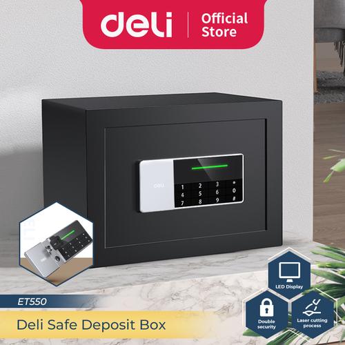 [EZO.7000412] Deli Brankas Besi Digital Safe Box Double Unlocking Step LED ET55X