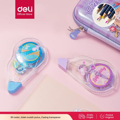 [EZO.7000421] Deli Pita Koreksi / Correction Tape 30 m Lucu Tidak Mudah Putus VR127