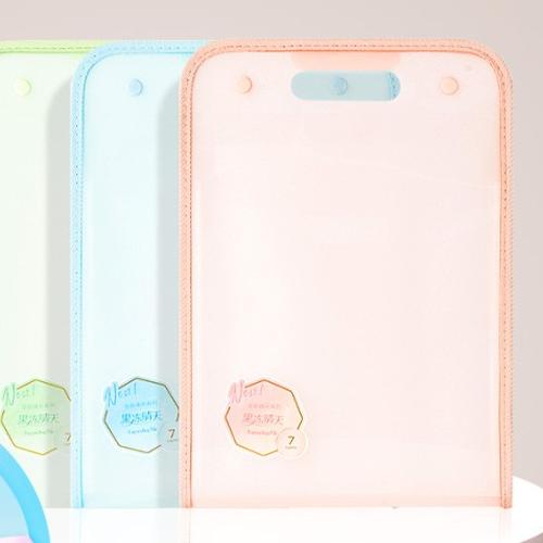 [EZO.7000445] Deli Map Harmonika / Expanding File A4 7 Pembagi Warna Pastel PM311