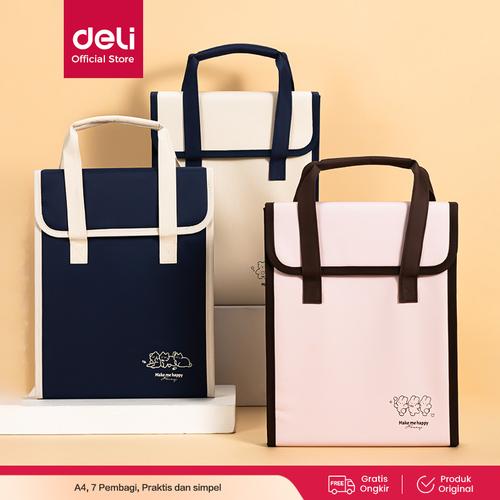 [EZO.7000449] Deli Map Harmonika / Expanding File A4 7 Pembagi Gratis Index Tab P51