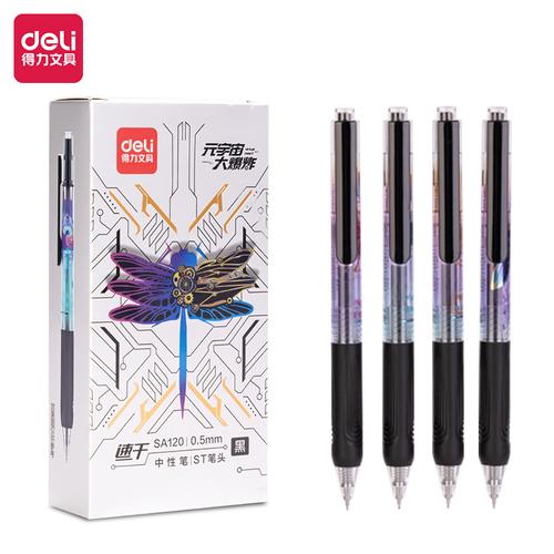 [EZO.7000475] Deli Pulpen Gel / Gel Pen 0.5mm Transparan SA120
