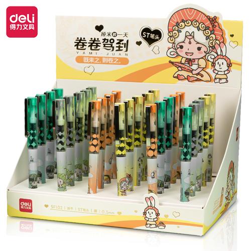 [EZO.7000484] Deli Pulpen Roller Gel / Roller Pen 0.5 mm 1100 meter SF102
