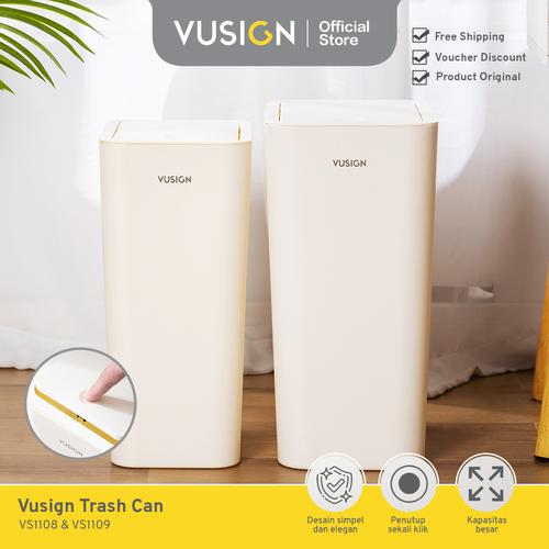 [EZO.7000494] Vusign Trash Can Tempat Sampah Tertutup Ruang Tamu Kotak VS1108 VS1109