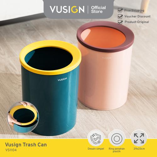 [EZO.7000496] Vusign Trash Can / Tempat Sampah / Tong Sampah Ruang Tamu 29cm VS1104