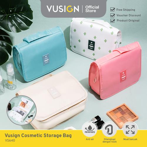 [EZO.7000513] Vusign Cosmetic Storage Bag Tas Kosmetik Make Up Dengan Hook VS640