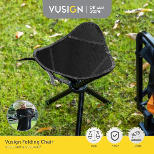 [EZO.7000514] Vusign Folding Chair / Kursi Lipat Outdoor Camping Mancing VS90X