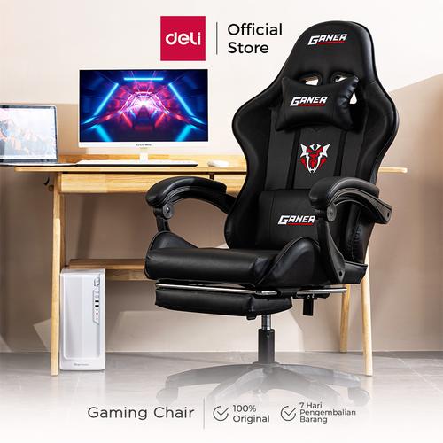 [EZO.7000517] Deli Gaming Chair Kursi Gaming Kursi Main Game Komputer Arm Rest E4949