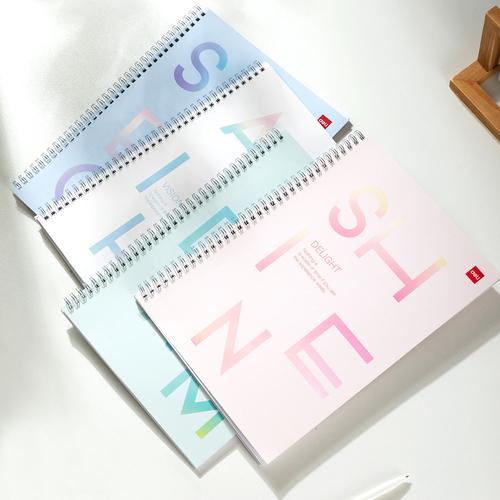 [EZO.7000520] Deli Spiral Notebook Buku Tulis Spiral A4 60 Lembar Kertas Halus LA460