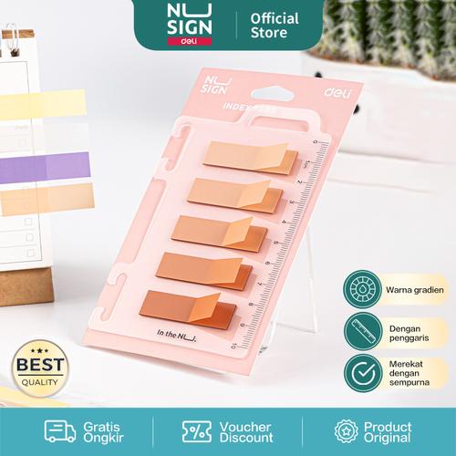 [EZO.7000553] Nusign Index Tab / Penanda / Pembatas Halaman Gratis Penggaris NS356