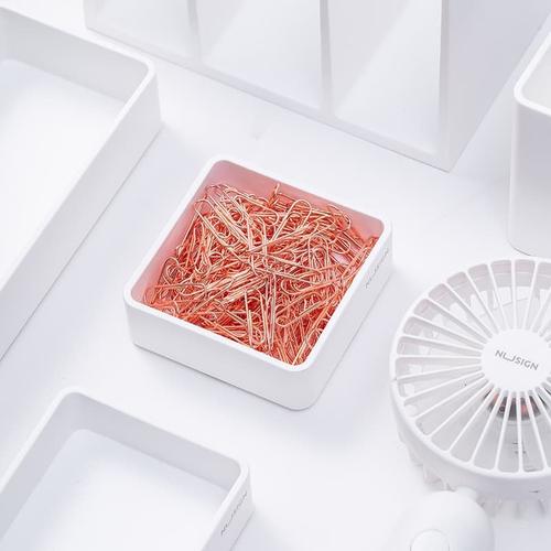 [EZO.7001156] Deli office paper clip Klip Kertas Rose Gold 78501
