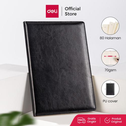 [EZO.7001241] Deli Buku Notebook Cover Kulit Bahan Bagus dan Tahan Lama 7993