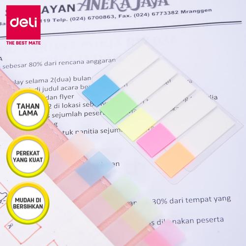 [EZO.7001311] Deli Memo Indeks / Index Tabs - 5×20lembar 5C EA10502