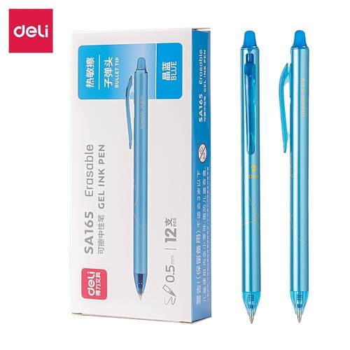 [EZO.7001594] Deli Erasable Pulpen Gel / Gel Pen Pena Bisa Dihapus 0.5mm SA165