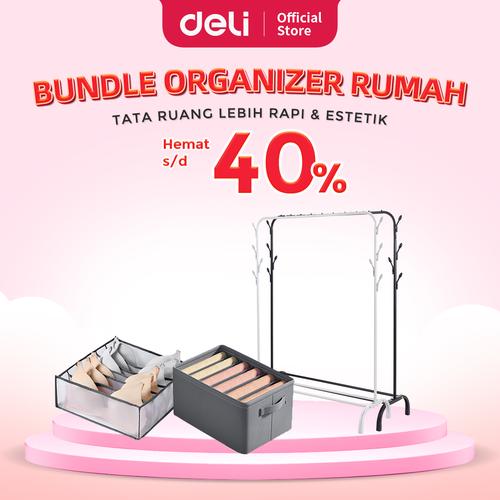 [EZO.7001621] DELI Bundle Organizer Rumah: Tata Ruang Lebih Rapi dan Estetik