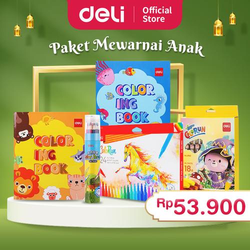 [EZO.7001629] DELI TOKOPEDIA EXCLUSIVE RAMADAN PAKET MEWARNAI ANAK HEMAT / COLORING