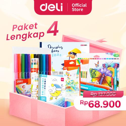 [EZO.7001636] Exclusive Paket Alat Tulis 4 / Paket stationery krayon combo2024-4