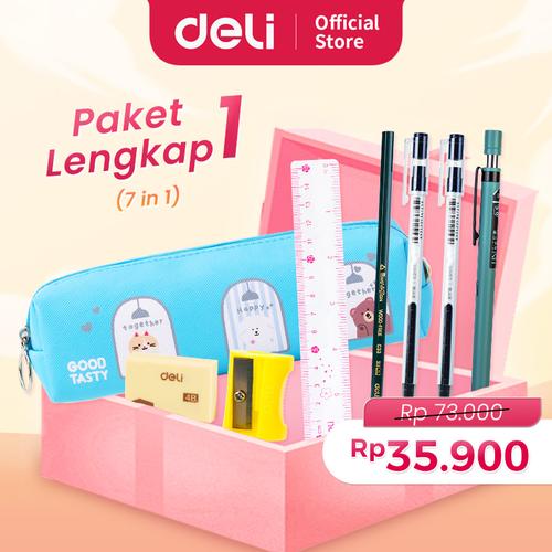 [EZO.7001638] Exclusive Paket Alat Tulis 1 / Paket stationery pen pensil combo2024-1