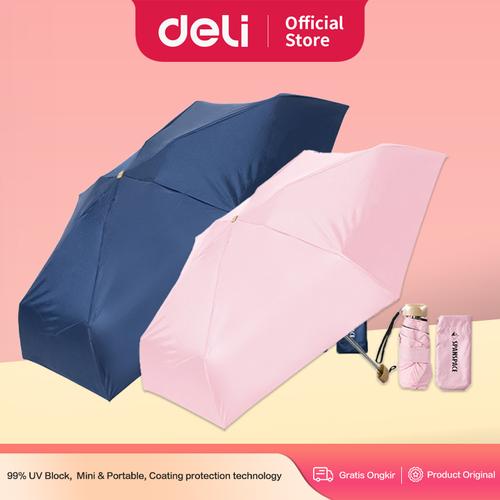 [EZO.7001655] Deli Spanspace Payung Anti UV Mini / Umbrella Diameter 1 Meter VS4076