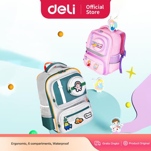 [EZO.7001663] Deli Tas Sekolah / Tas Ransel Anak School Bag Safety waterproof BB147