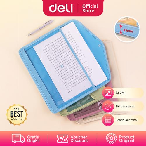 [EZO.7001684] Deli Tas Folder Dokumen / Map Folder 33 cm Kapasitas Besar BA110