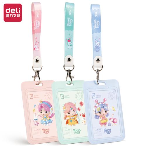 [EZO.7001685] Deli Lanyard / ID Card / Gantungan Tali Pendek Kartu Name Tag 6482X